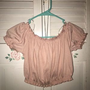 H&M off the shoulder shirt